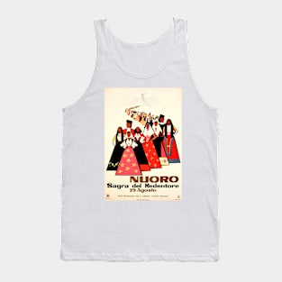 NUORO Sagra del Redentore Italy Art Deco Advertisement Vintage Italian Tank Top